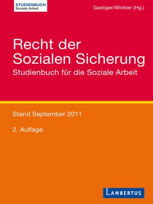 cover image of Recht der Sozialen Sicherung